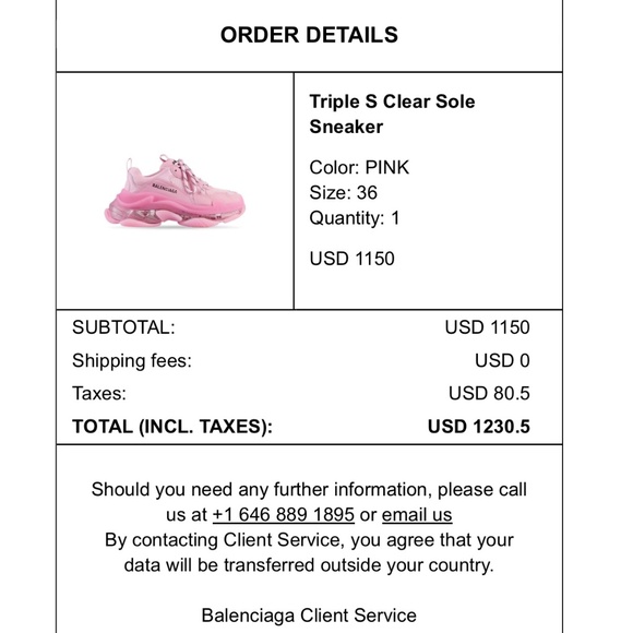 Balenciaga Sneakers Pink 36 - Picture 7 of 7